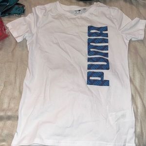 Girls Puma T-Shirt 10-12 Medium